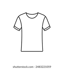 T-shirt vector line art  logo icon illustration