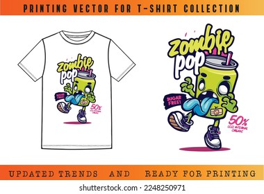 T-shirt Vector Printing Design, Vector Illustration for Tee mockup, ready vector for Tee printing, updated printing for Tee, new print vector for T-shirt