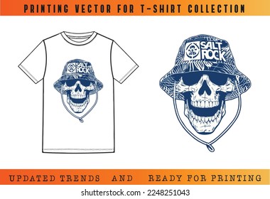 T-shirt Vector Printing Design, Vector Illustration for Tee mockup, ready vector for Tee printing, updated printing for Tee, new print vector for T-shirt