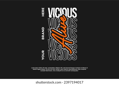 tshirt vector for printing merch suitable for printing modern fashion