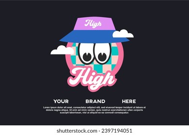 tshirt vector for printing merch suitable for printing modern fashion