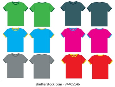 T-shirt vector template