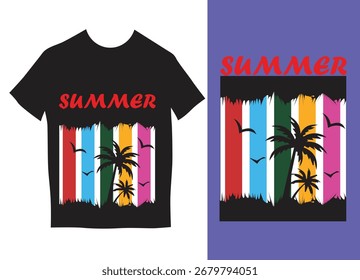 T-shirt vector text effect design