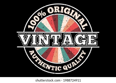 T-shirt vintage original quality retro