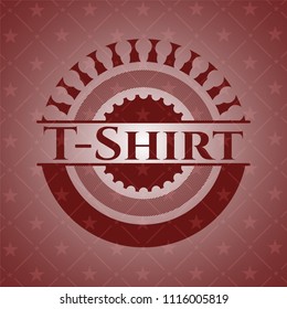 T-Shirt vintage red emblem