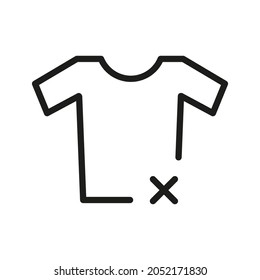 T-shirt Wear Clothing Vector Icon  for Website and Mobile App