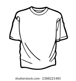 T-shirt white colour design logo