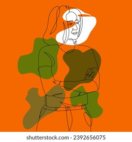 T-shirts design illustration with orange background 