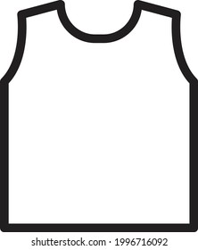 t-shirts icon vector. t-shirts line style icon