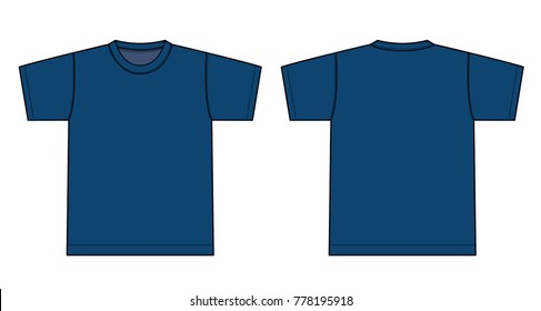 Tshirts illustration ( navy blue ) 