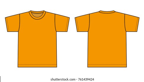 Tshirts illustration (orange) 