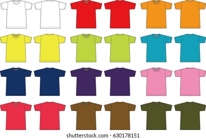 T-shirts illustration[vector] 