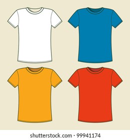 T-shirts template