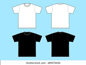 Tshirts Template Vector Illustration Stock Vector (Royalty Free ...