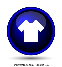 T-short icon. Internet button on white background. EPS10 vector
