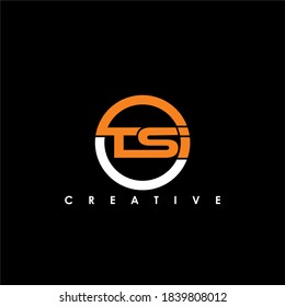 TSI Letter Initial Logo Design Template Vector Illustration	

