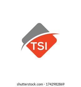 TSI  letter vector logo design