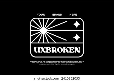 tsirt design vector high quality design streetwear and modern fashion suitable fot printing