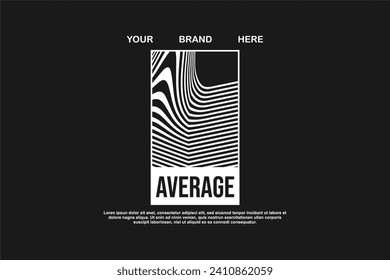 tsirt design vector high quality design streetwear and modern fashion suitable fot printing