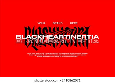 tsirt design vector high quality design streetwear and modern fashion suitable fot printing