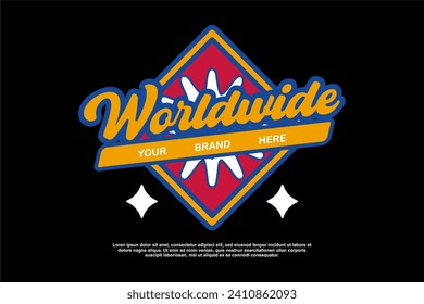 tsirt design vector high quality design streetwear and modern fashion suitable fot printing
