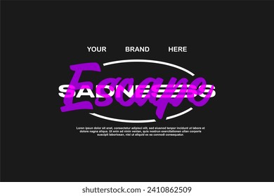 tsirt design vector high quality design streetwear and modern fashion suitable fot printing