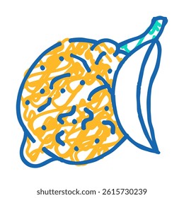 tsitron maxima doodle icon sketch vector. tsitron maxima sign. isolated symbol illustration