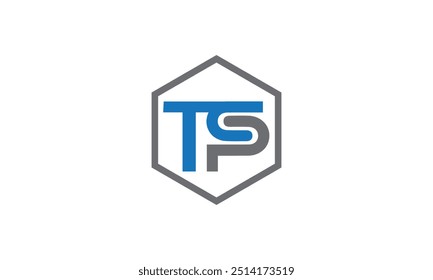 TSP logo monogram, TSP letter logo design. TSP creative initials letter logo concept. TSP letter design.