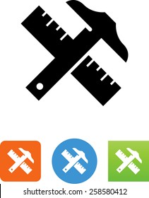 T-Square with ruler icon