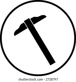 t-square ruler symbol