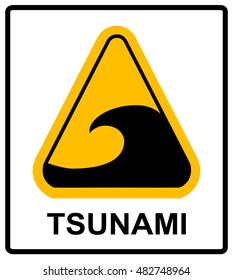 Tsunami Hazard Sign