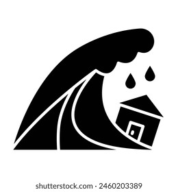 Tsunami Icon Design For Personal And Commercial Use