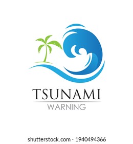 tsunami logo design, vector, icon, template
Wave Tsunami Splash Water Logo