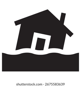 Tsunami Modern Vector Icon – Minimal Illustration Symbol Template for Web Mobile App UI Design