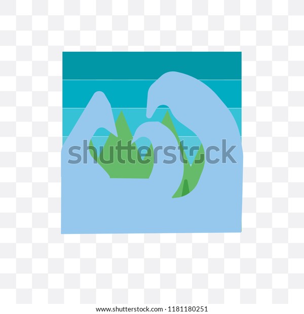 Tsunami Vector Icon Isolated On Transparent Stock Image Download Now