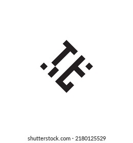 TT abstract geometric concept logo in high quality professional design that will be best for street style