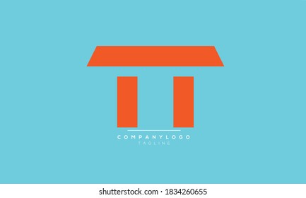 TT abstract initials monogram letter text alphabet logo design