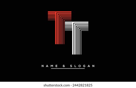 TT Abstract Letters Logo Monogram