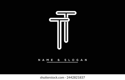 TT Abstract Letters Logo Monogram