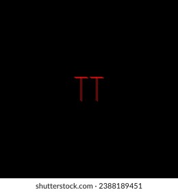 Plantilla de diseño de logotipo para letras modernas creativas de TT