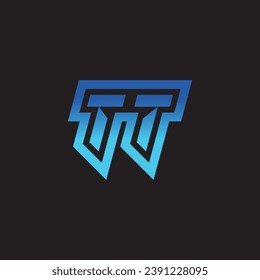 TT initial inspiration logo design esport and gaming clan ideas