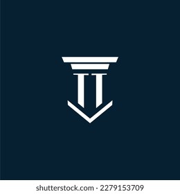 TT Erstmalige Logoanwaltskanzlei mit Säulendesign