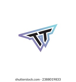 TT letter combination cool logo esport or gaming initial logo as a inspirational concept design
