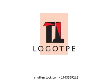 TT Letter Logo Design Template Vector