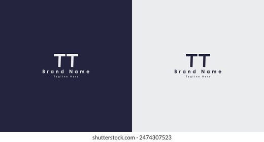 TT-Buchstaben Vektorgrafik Logo Design