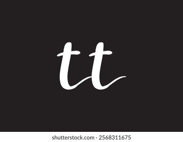 TT Logo Design Template Vector Graphic Branding Element.
