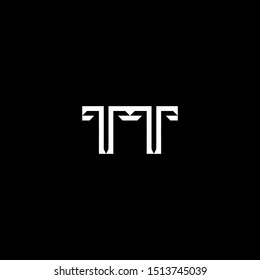 TT Logo monogram modern design template 