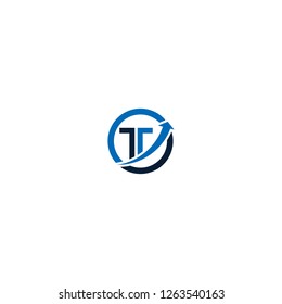 Tt Simple Logo Stock Vector (royalty Free) 1263540163 