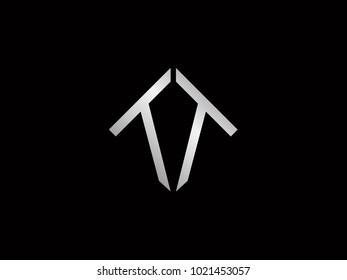 TT square shape silver color logo
