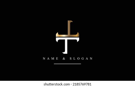 TT, T abstrakte Buchstaben Logo-Monogramm